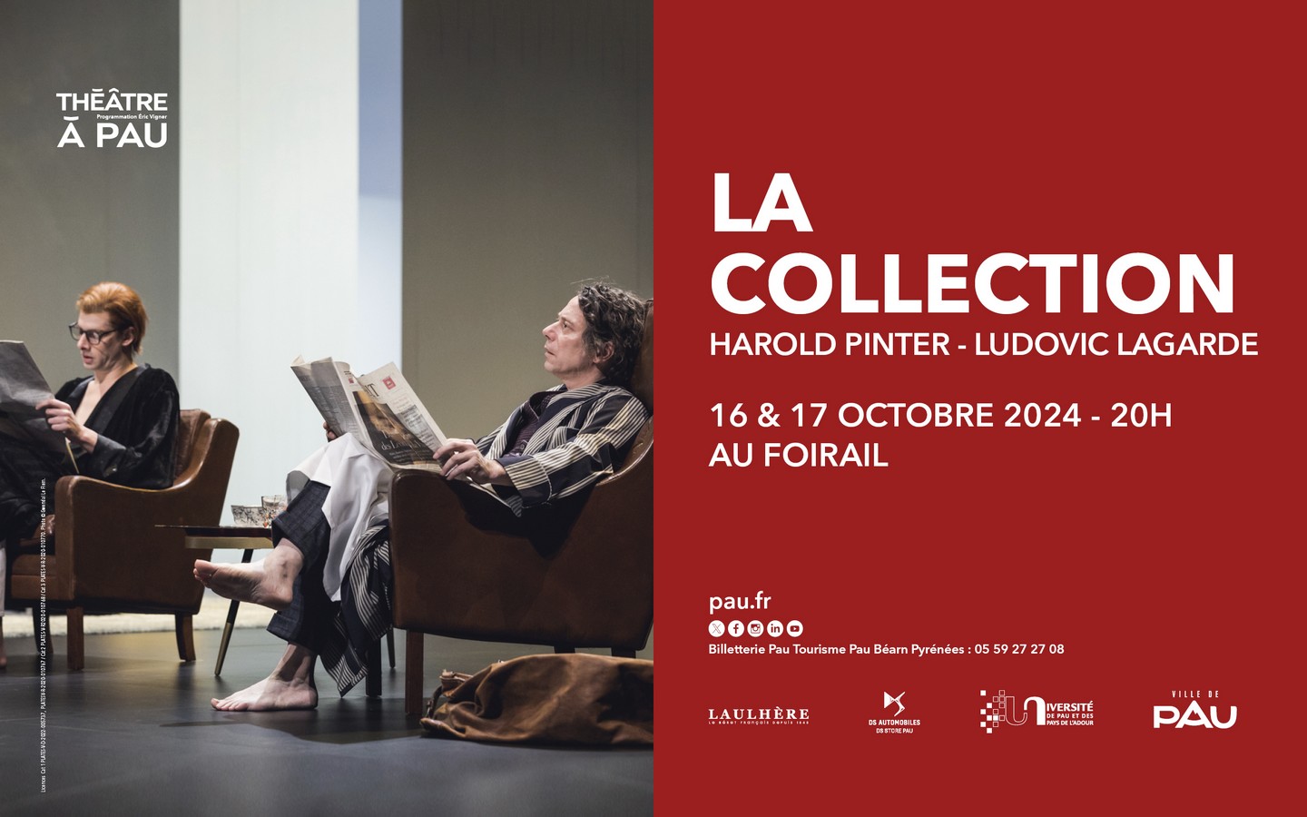 Saison Théâtre à Pau : La Collection