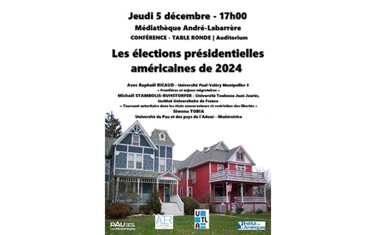 UTLA Conférence "Les élections présidentielles ...