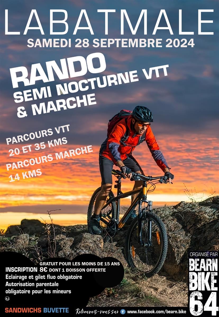 Rando marche et VTT Semi-Nocturne