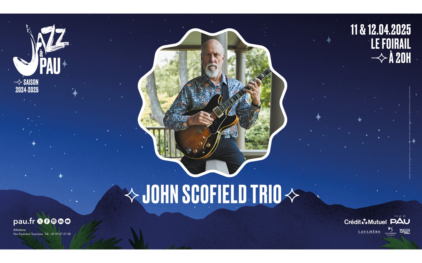 Concert "Jazz à Pau" : John Scofield Trio