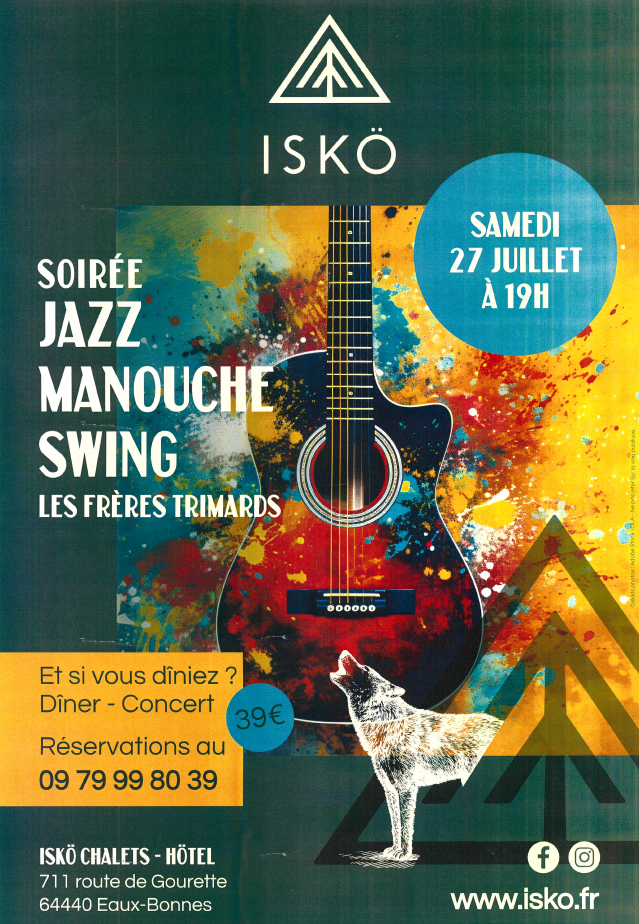 Concert : Les Frères Trimards - Jazz Manouche  ...