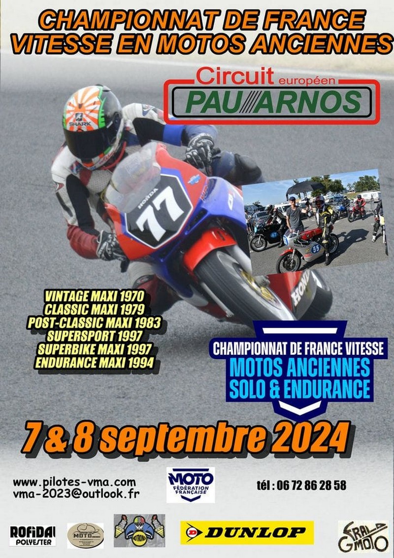 Championnat de France Vitesse Motos Anciennes