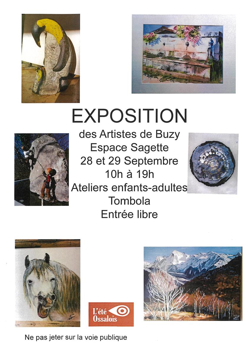 Exposition : Les artistes de Buzy s'exposent