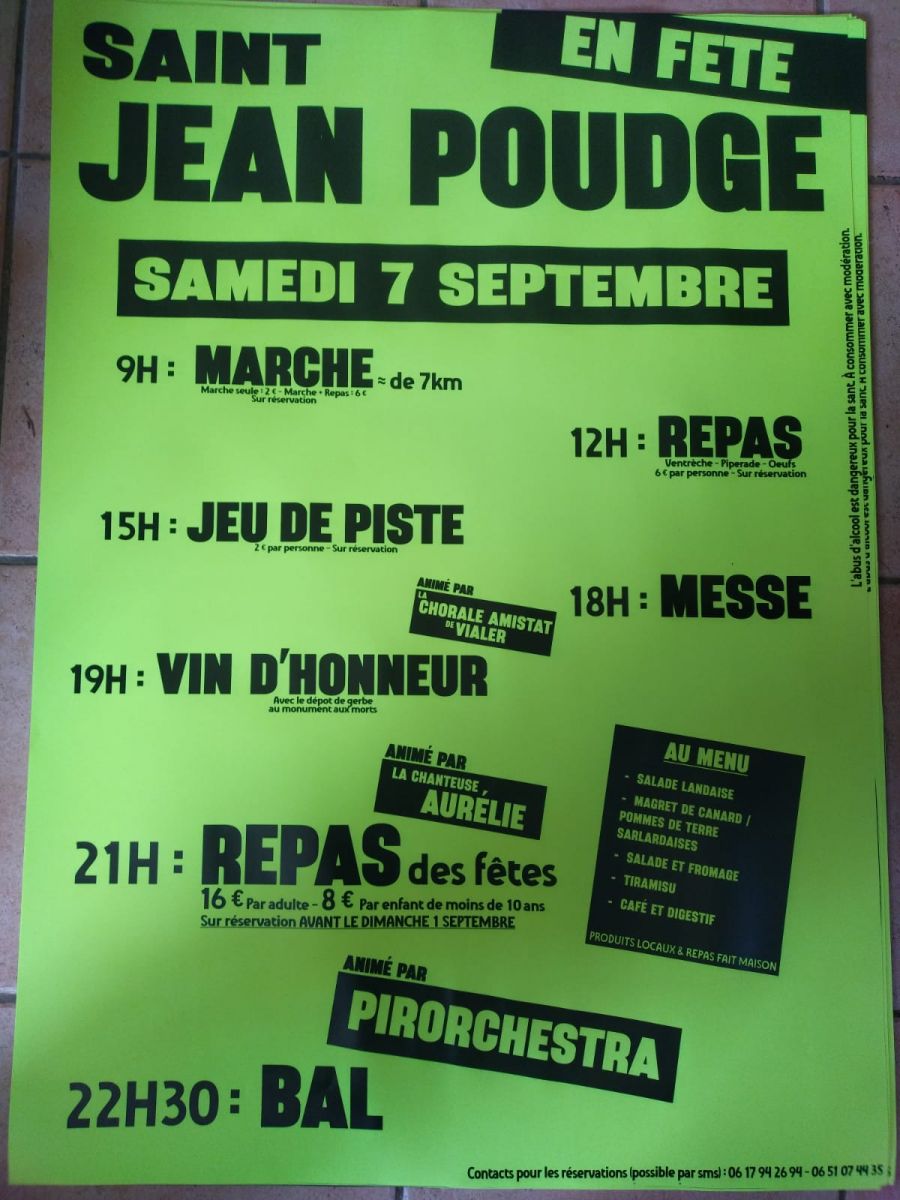 Fêtes de Saint Jean Poudge