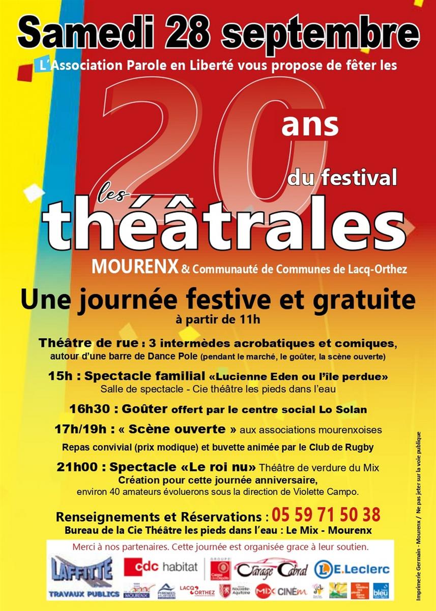 Ouverture : Les 20 ans du Festival "Les Théâtr ...