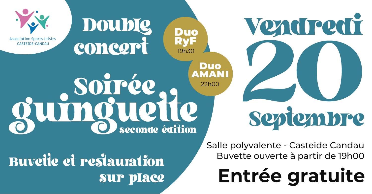 Soirée guinguette - Double concert