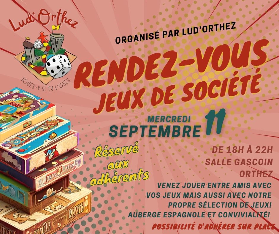 Soirée Jeux de société