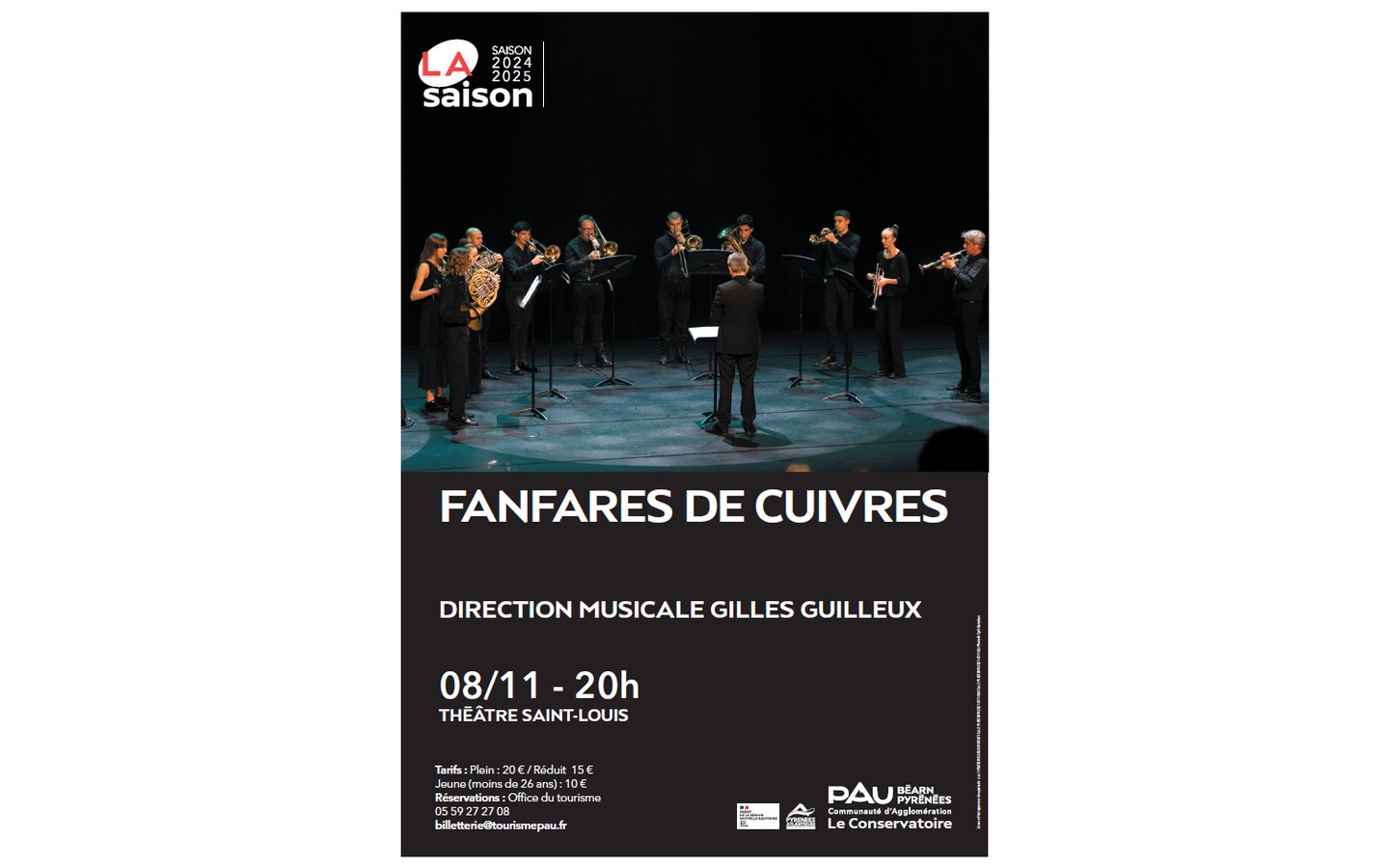 Concert de Fanfares de cuivres au Conservatoire