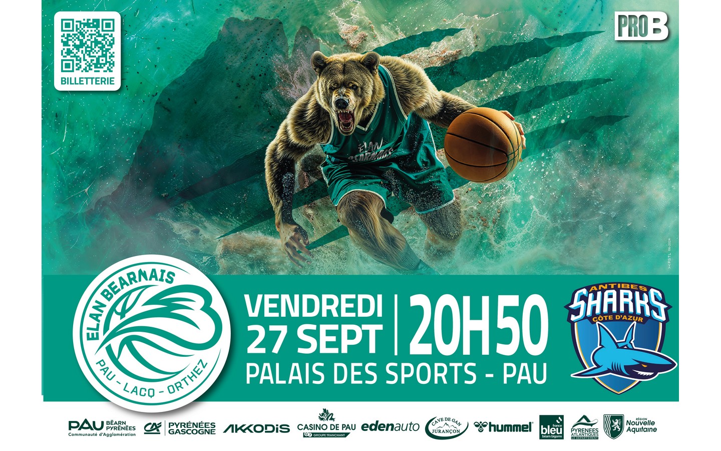 Basket Championnat ProB - Elan Béarnais Pau La ...