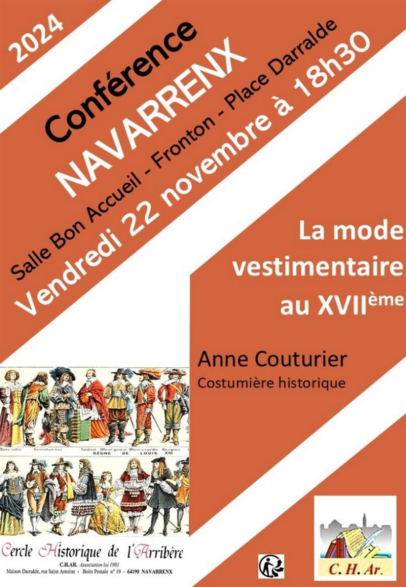 Conférence : La mode vestimentaire au XVII ème ...