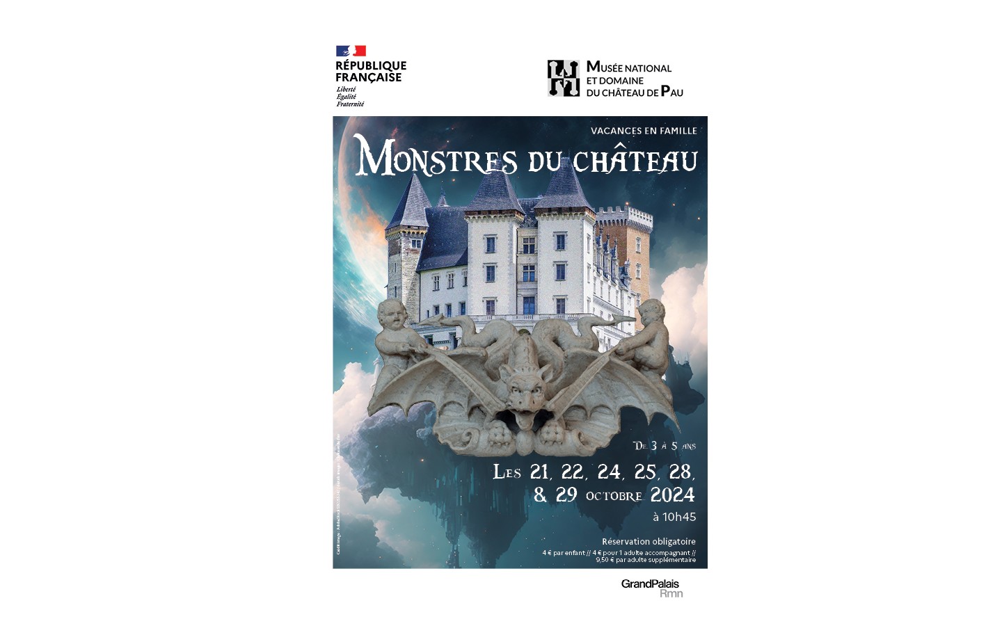 Vacances en famille - Monstres du château