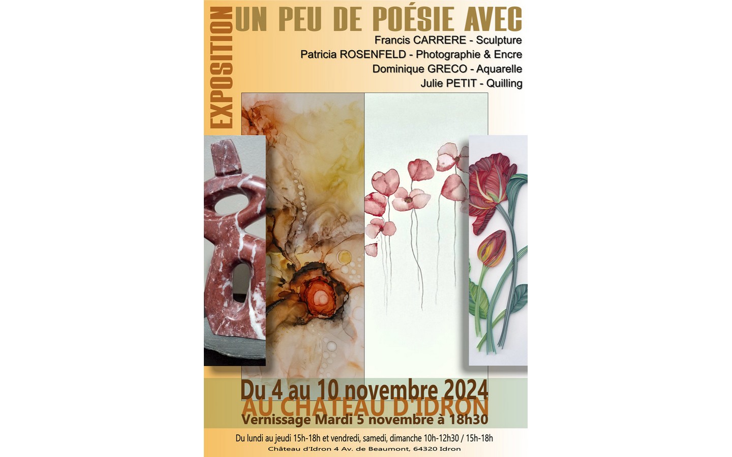 Exposition Artistique : "Un peu de poésie avec..."