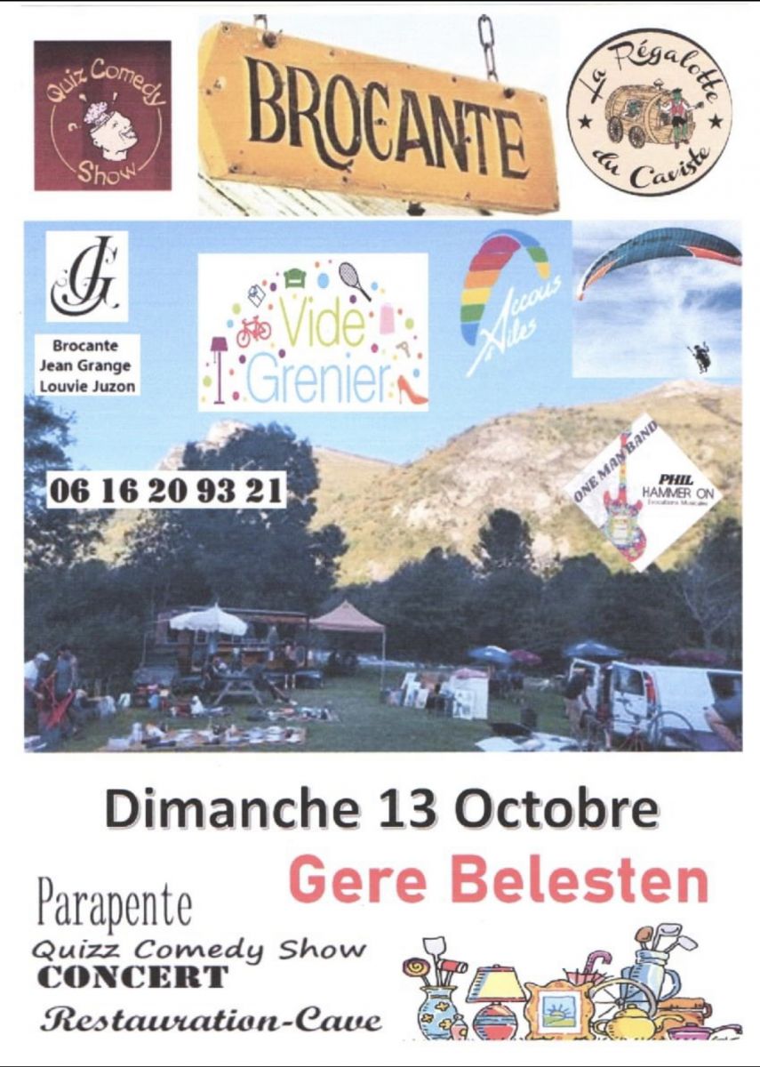 brocante vide grenier artiste et divers produits