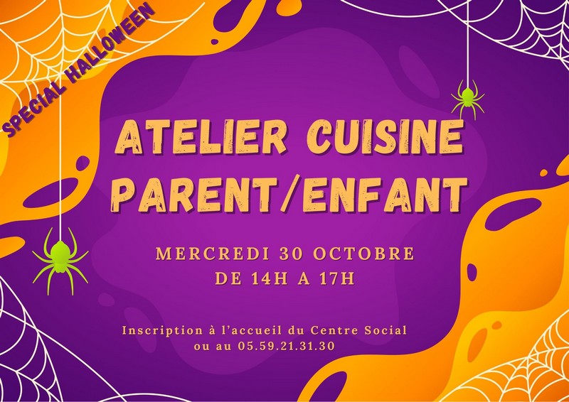 Atelier cuisine spécial halloween