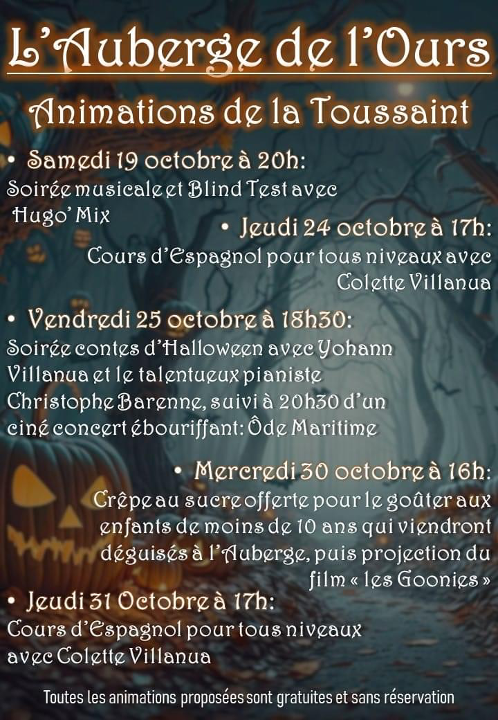 Soirée contes d'Halloween et ciné-concert