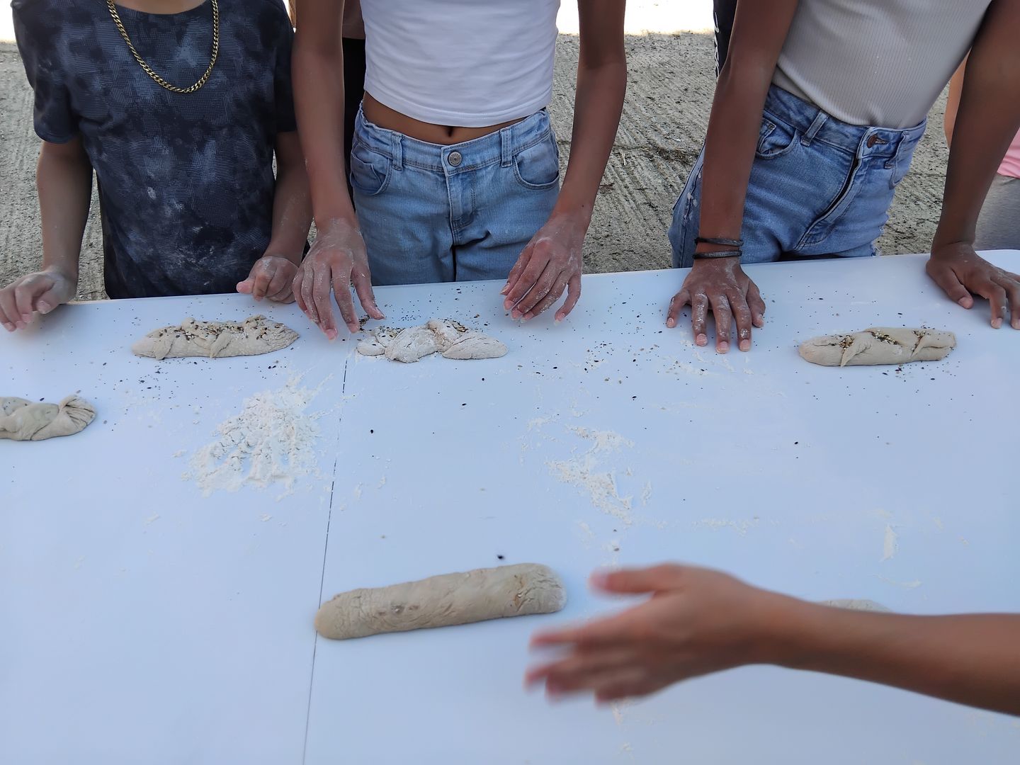 Atelier boulangerie, au moulin de Sabathier