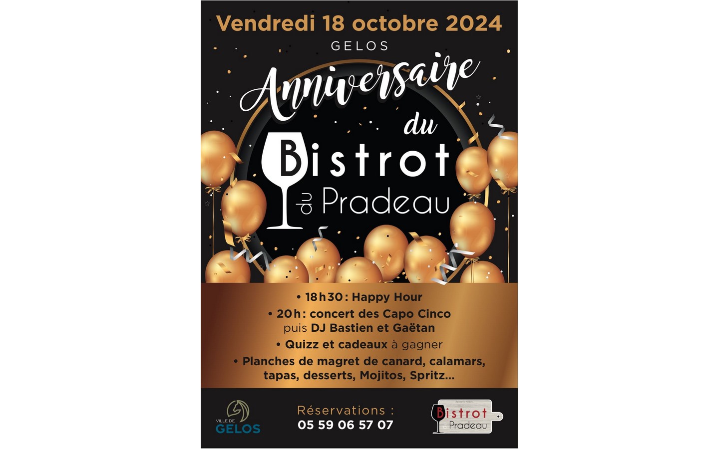 Anniversaire du Bistrot du Pradeau