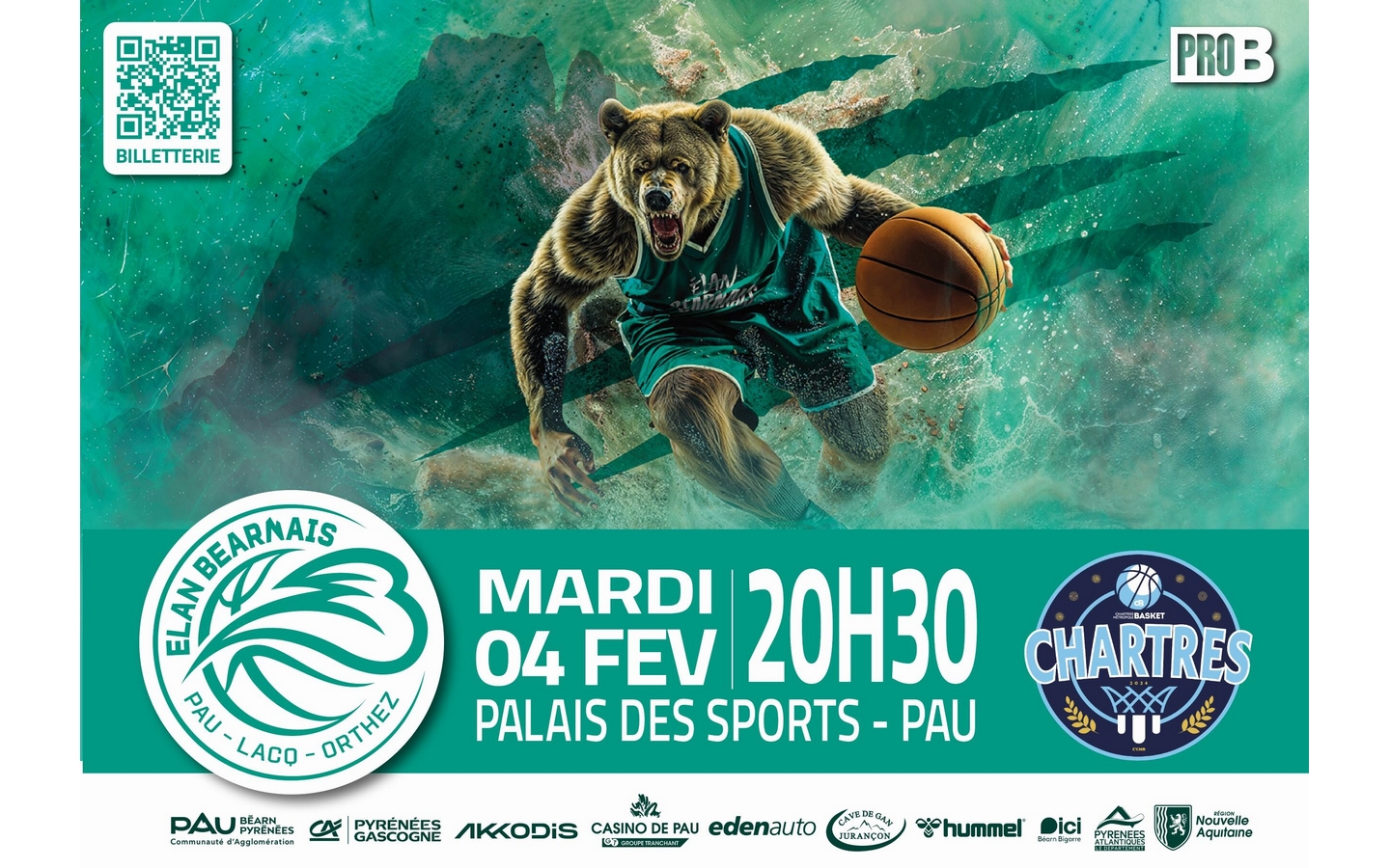 Basket Championnat ProB - Elan Béarnais Pau La ...