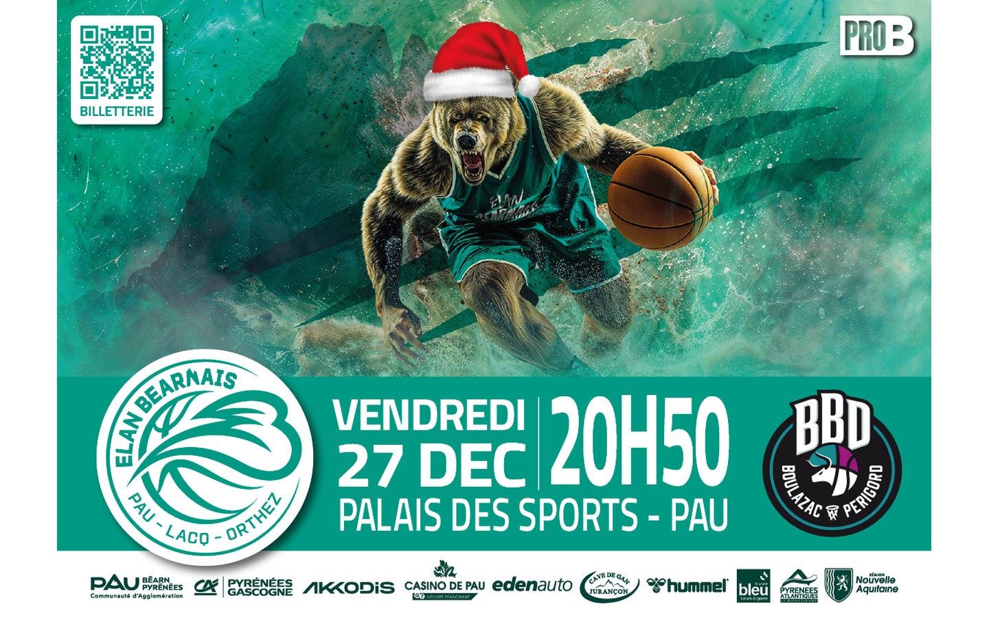 Basket Championnat ProB - Elan Béarnais Pau La ...