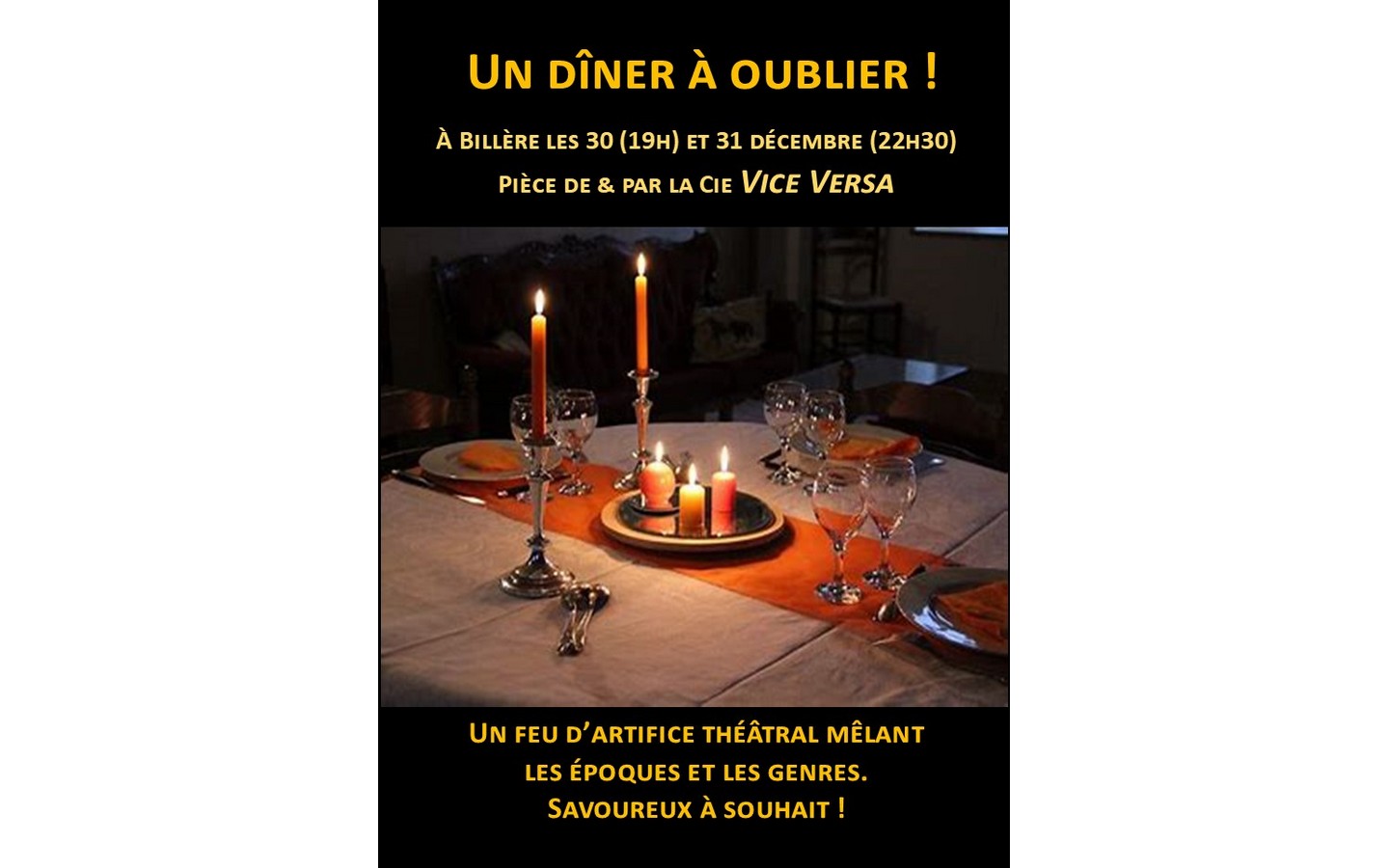 Un dîner à oublier !