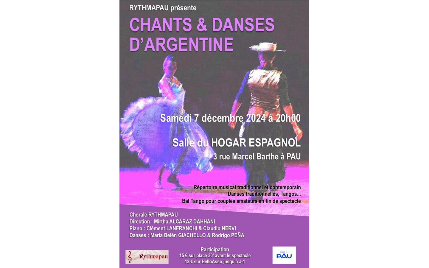 Chants & danses d'Argentine