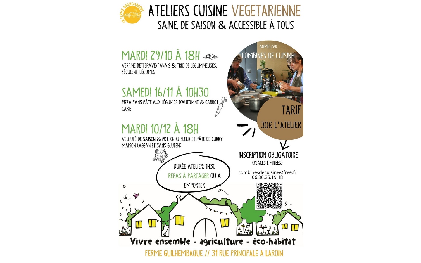 Atelier de cuisine végétarienne