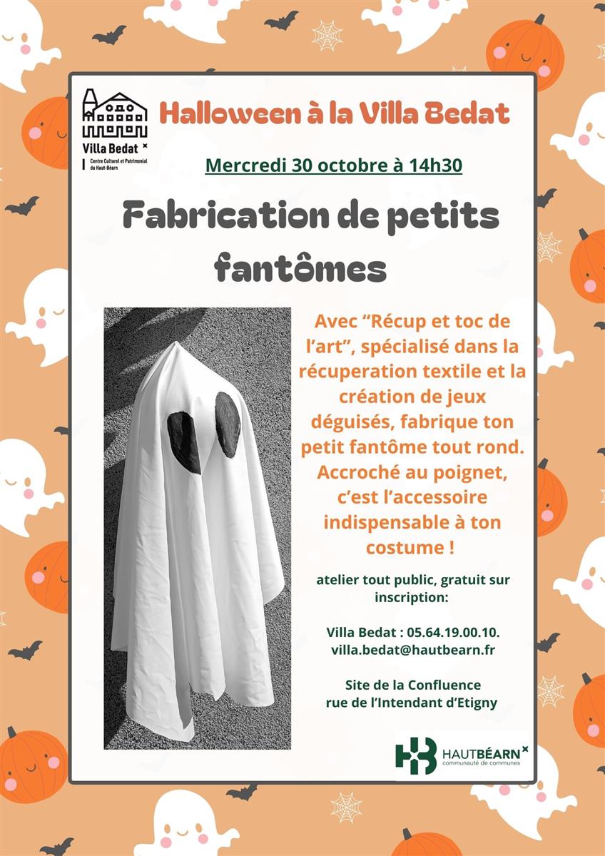 Halloween à la Villa Bedat - Fabrication de pe ...