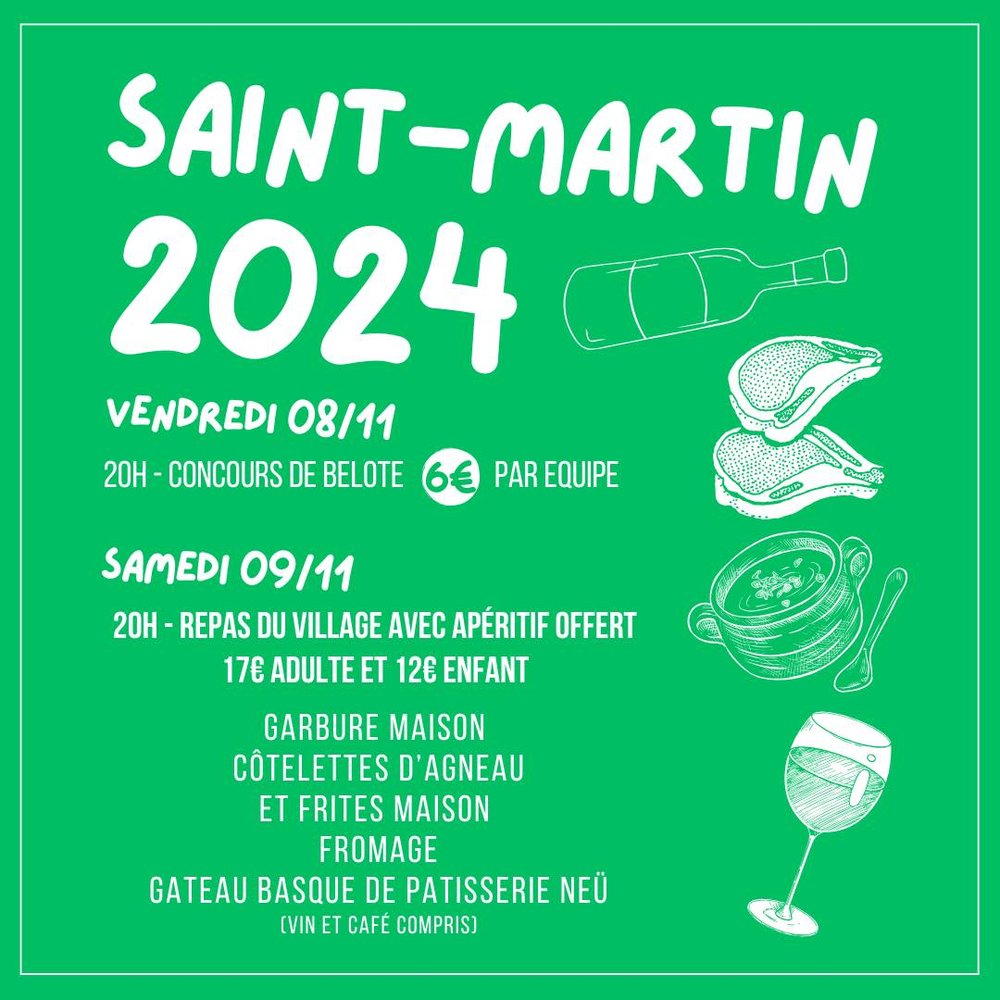 Fêtes de la Saint-Martin - Concours de belote