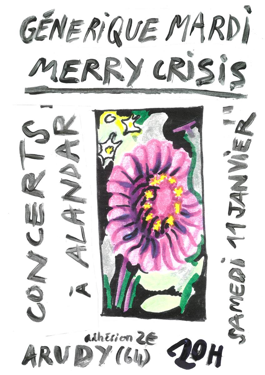 Concert : Générique Mardi - Merry Crisis