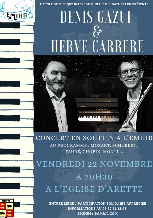 Concert - Denis GAZUI & Hervé CARRERE