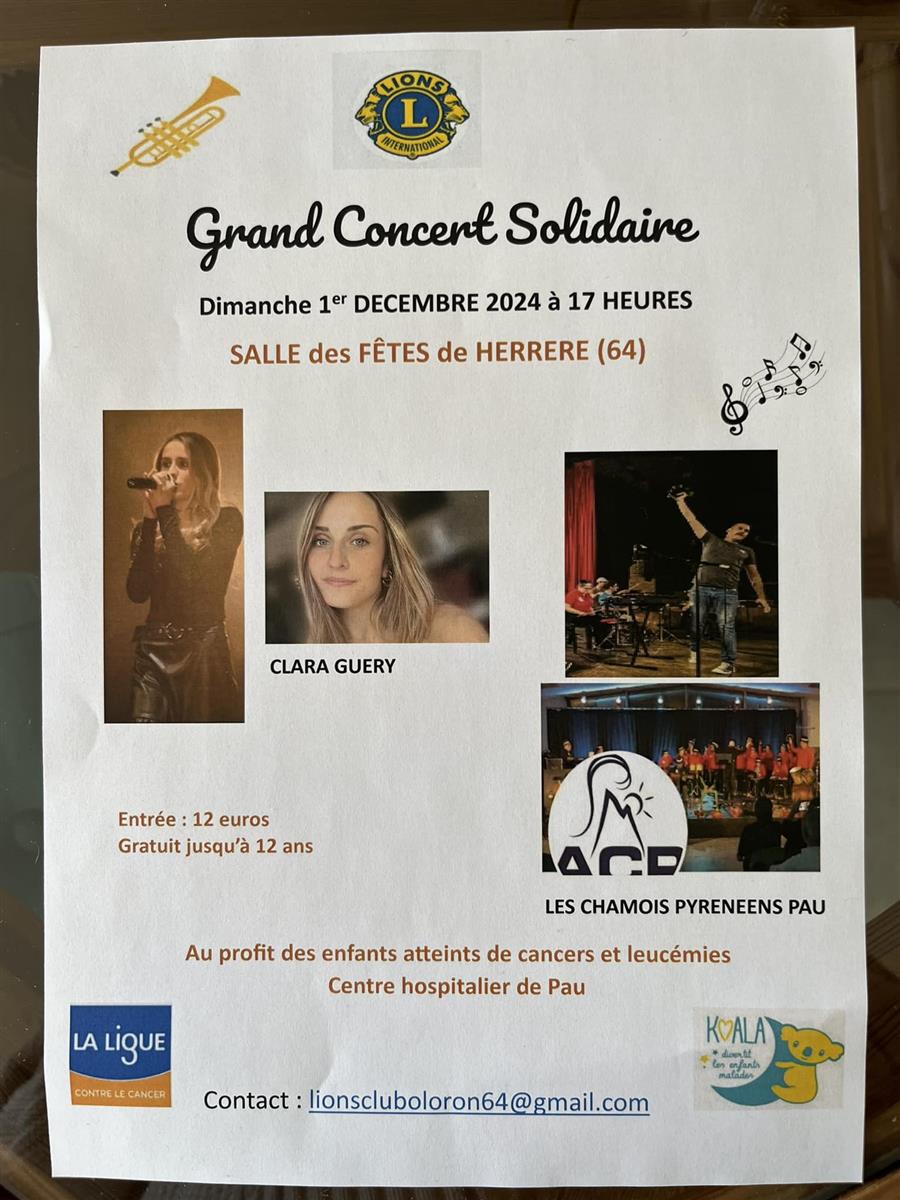 Grand Concert Solidaire