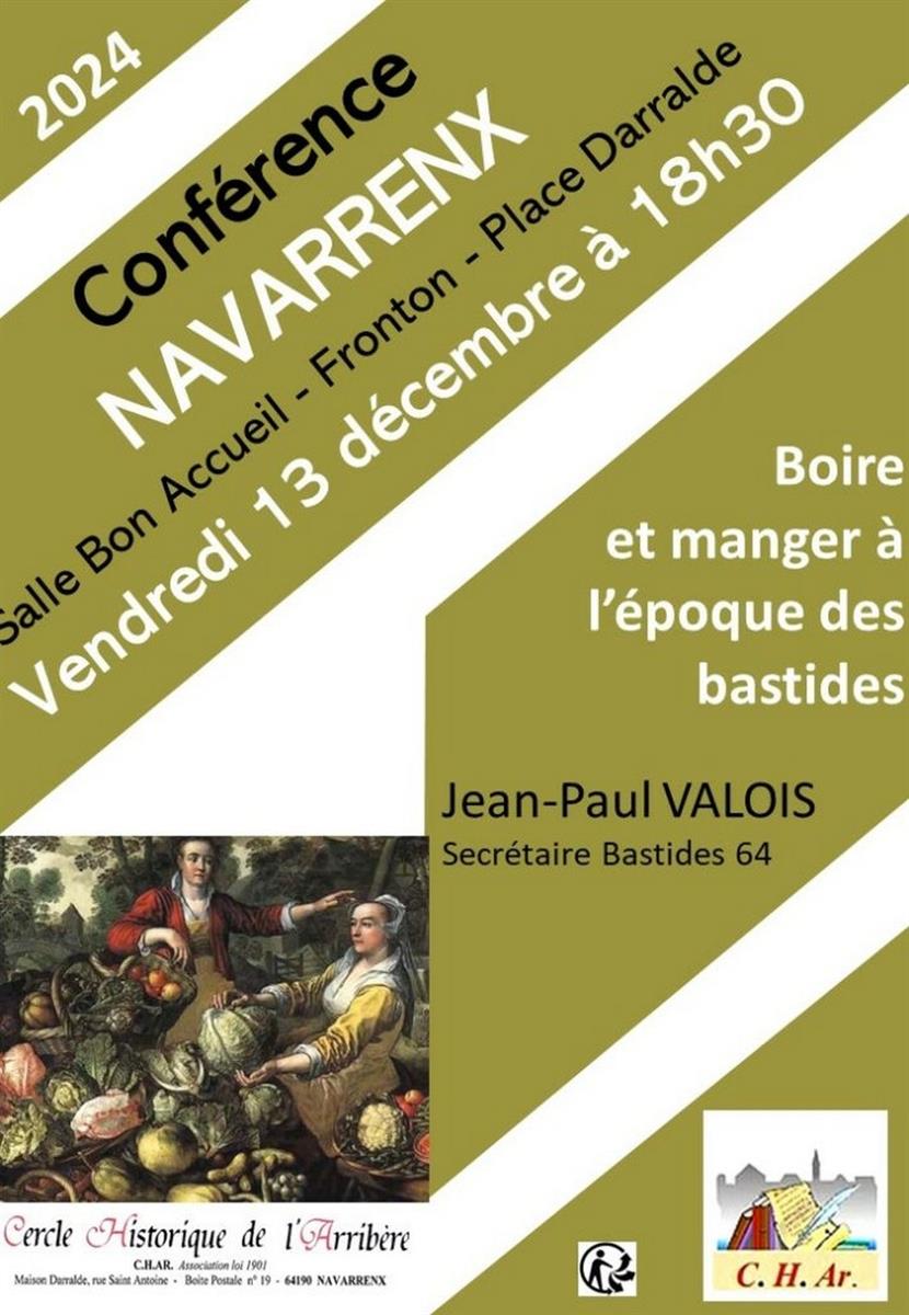 Conférence : Boire et manger à l'époque des ba ...