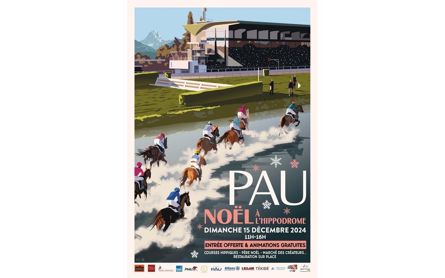 Noël à l'hippodrome de Pau