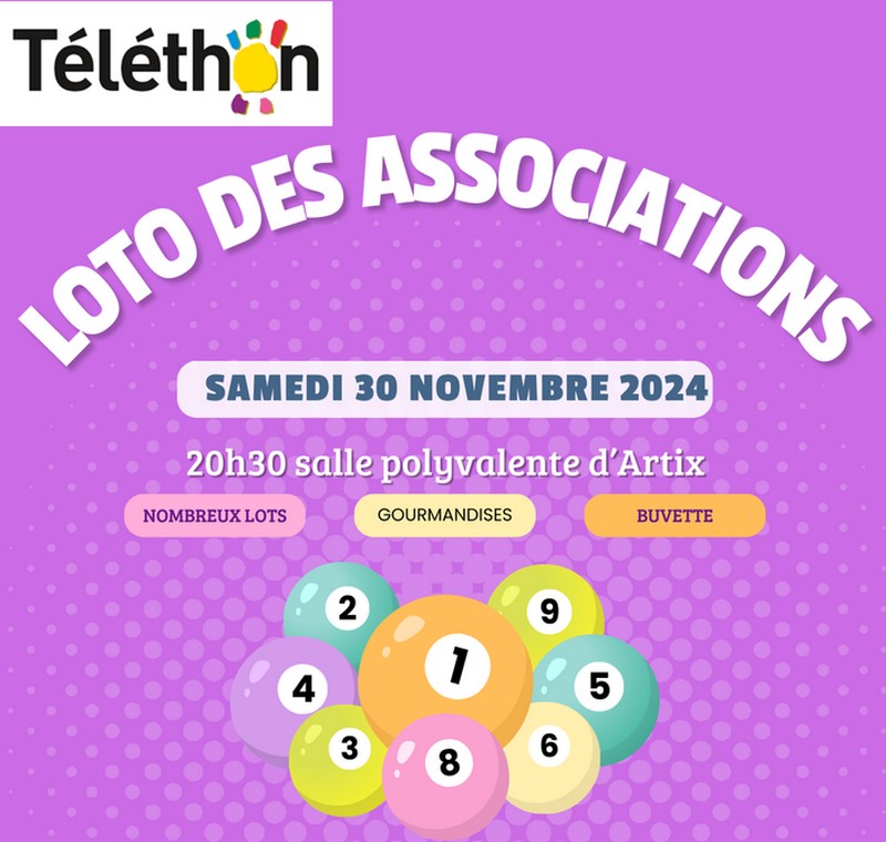 Téléthon : Loto des associations