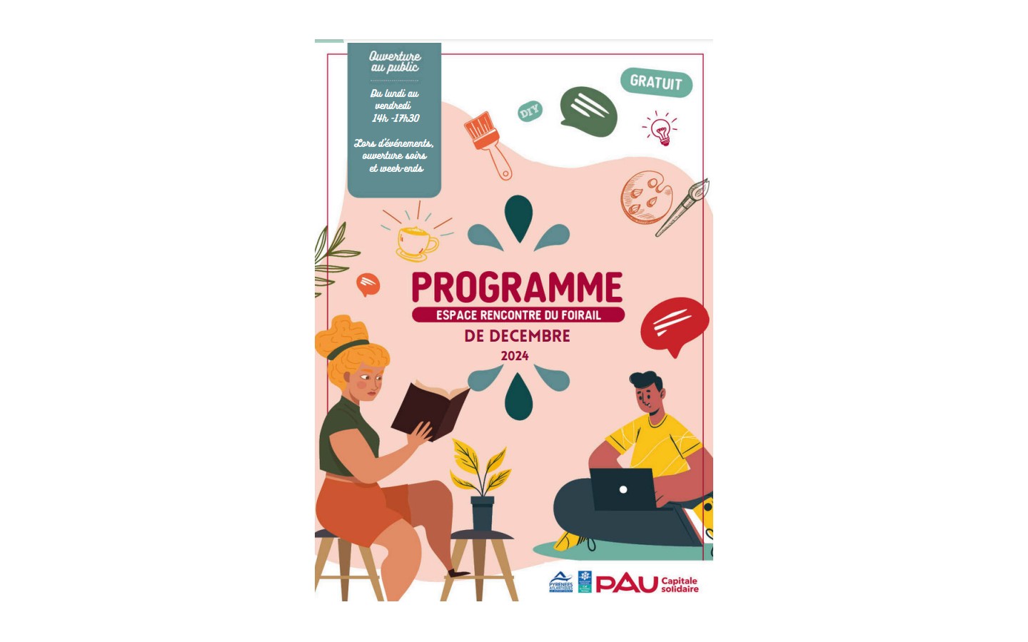 Programme décembre : Espace rencontre du Foirail