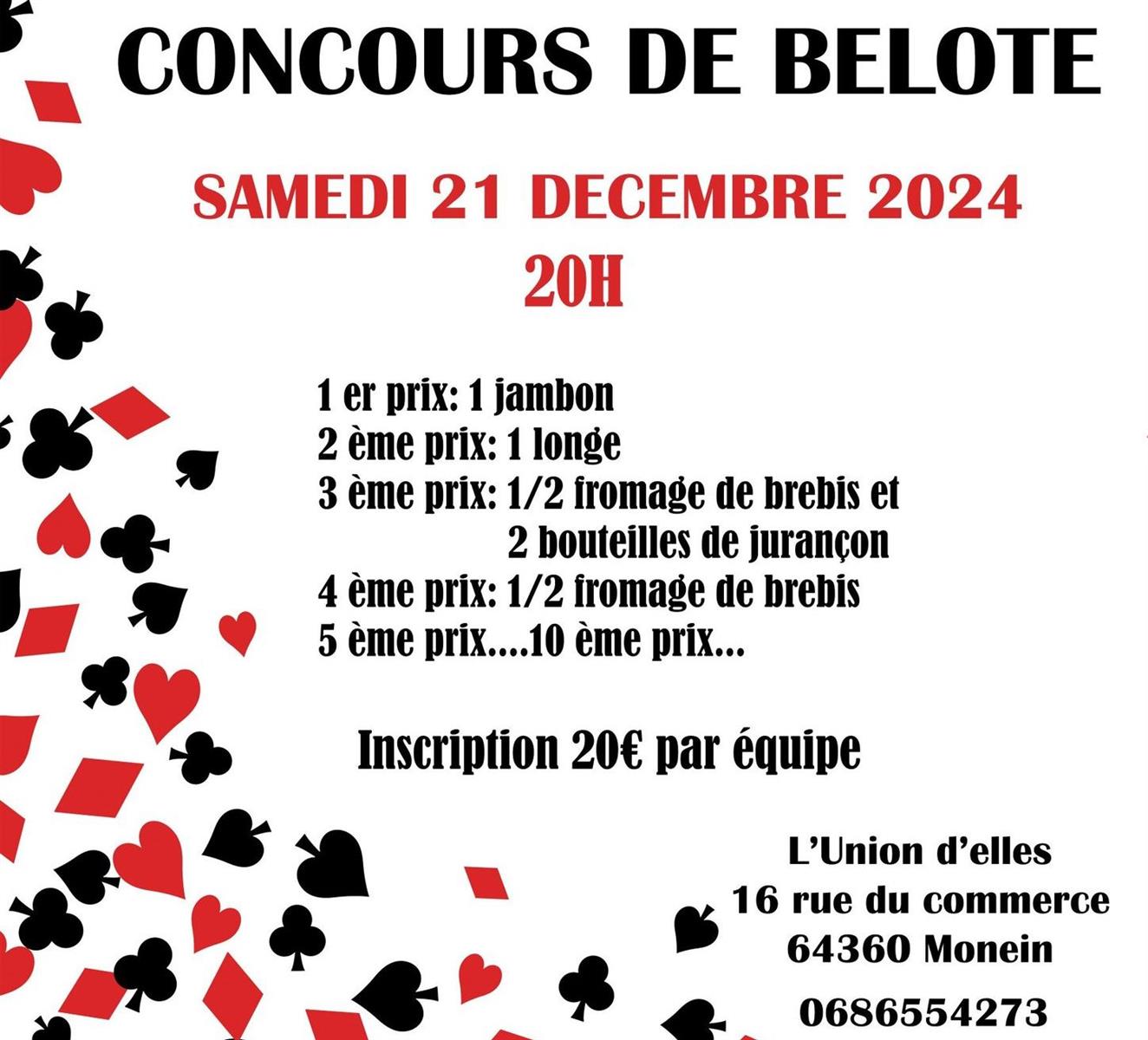 Concours de belote