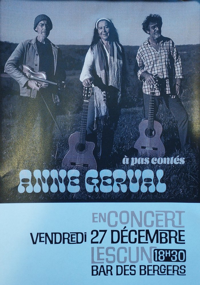 Concert - Anne Gerval à pas contés