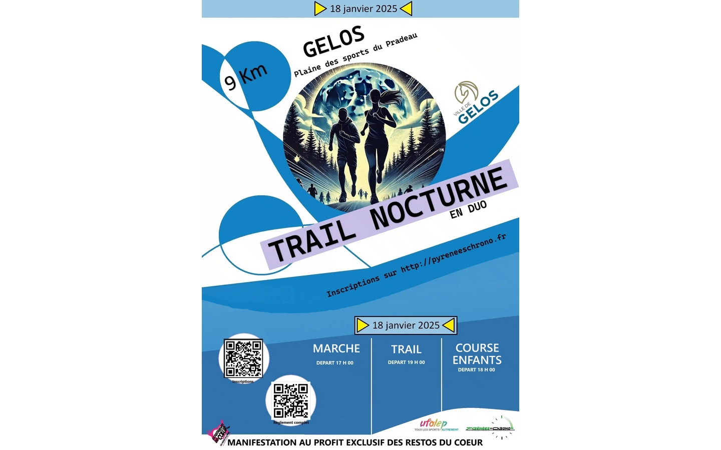 Trail nocturne de Gelos