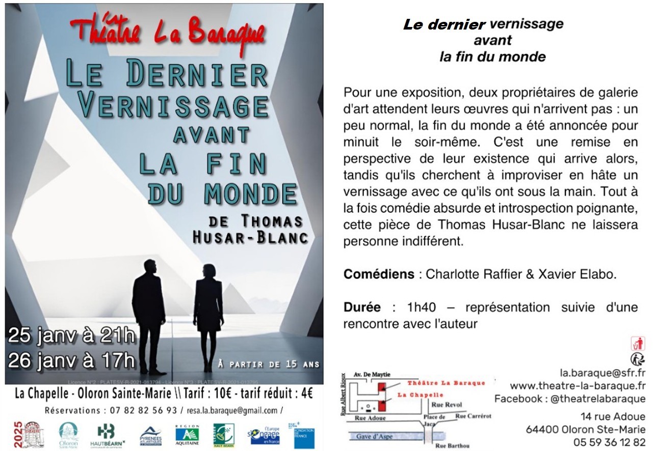 Théâtre La Baraque - Le dernier vernissage ava ...