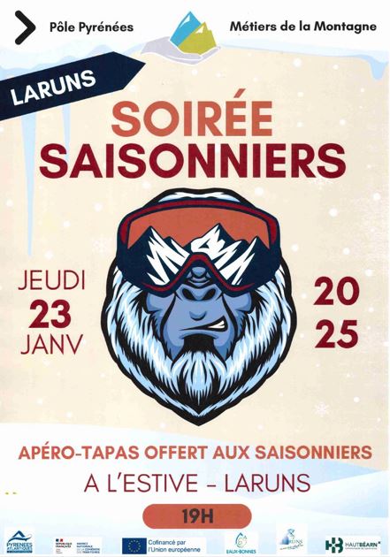 Soirée des saisonniers à Laruns