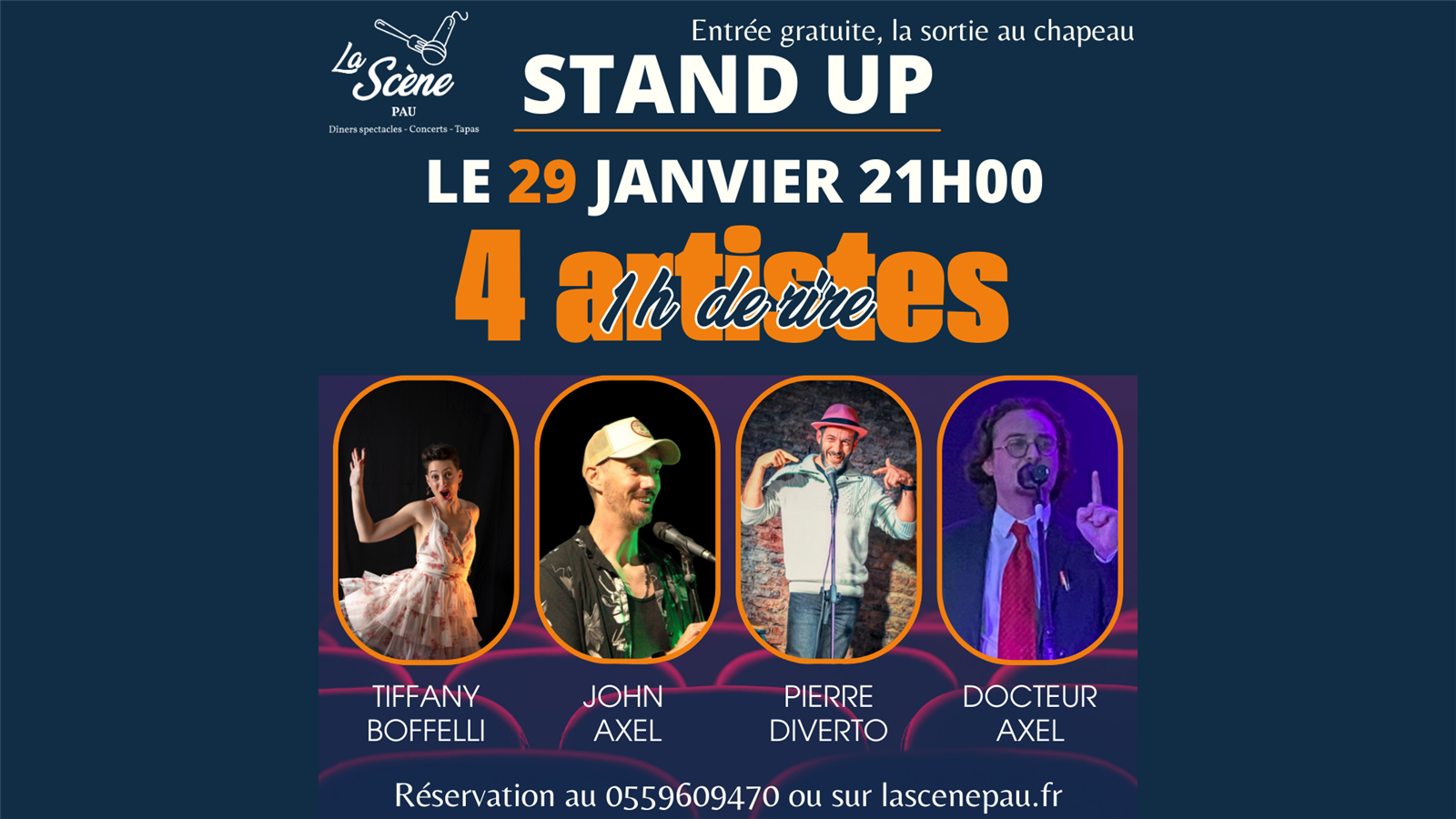 Spectacle, stand up avec pierre divertito et s ...