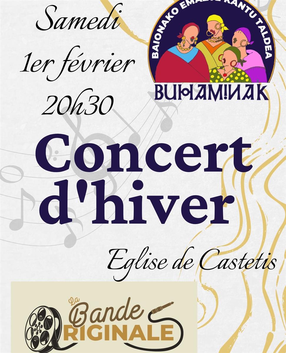 Concert d'hiver : La Bande originale et Buhaminak