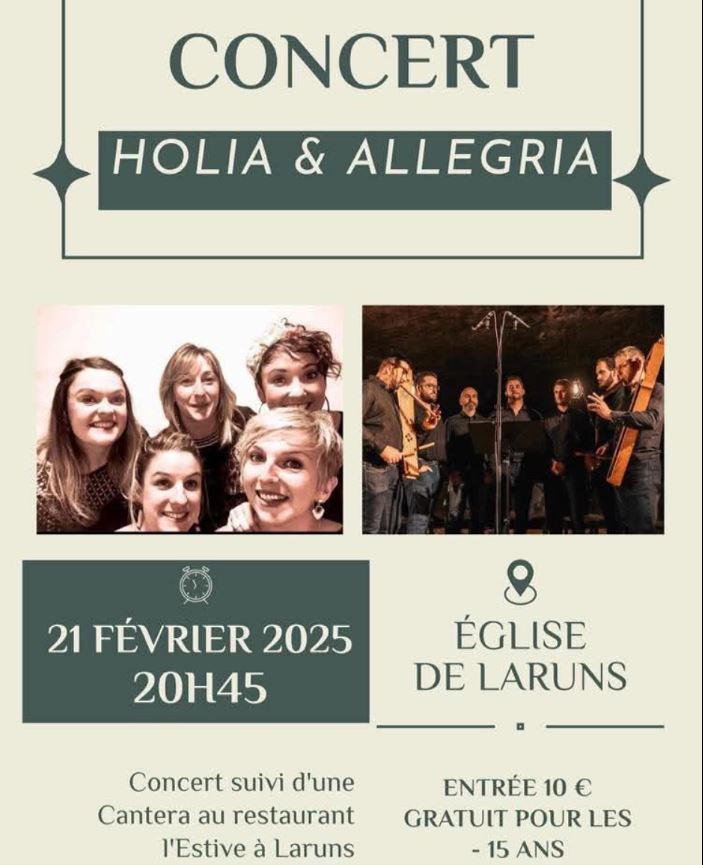 Concert : Holia & Allegria