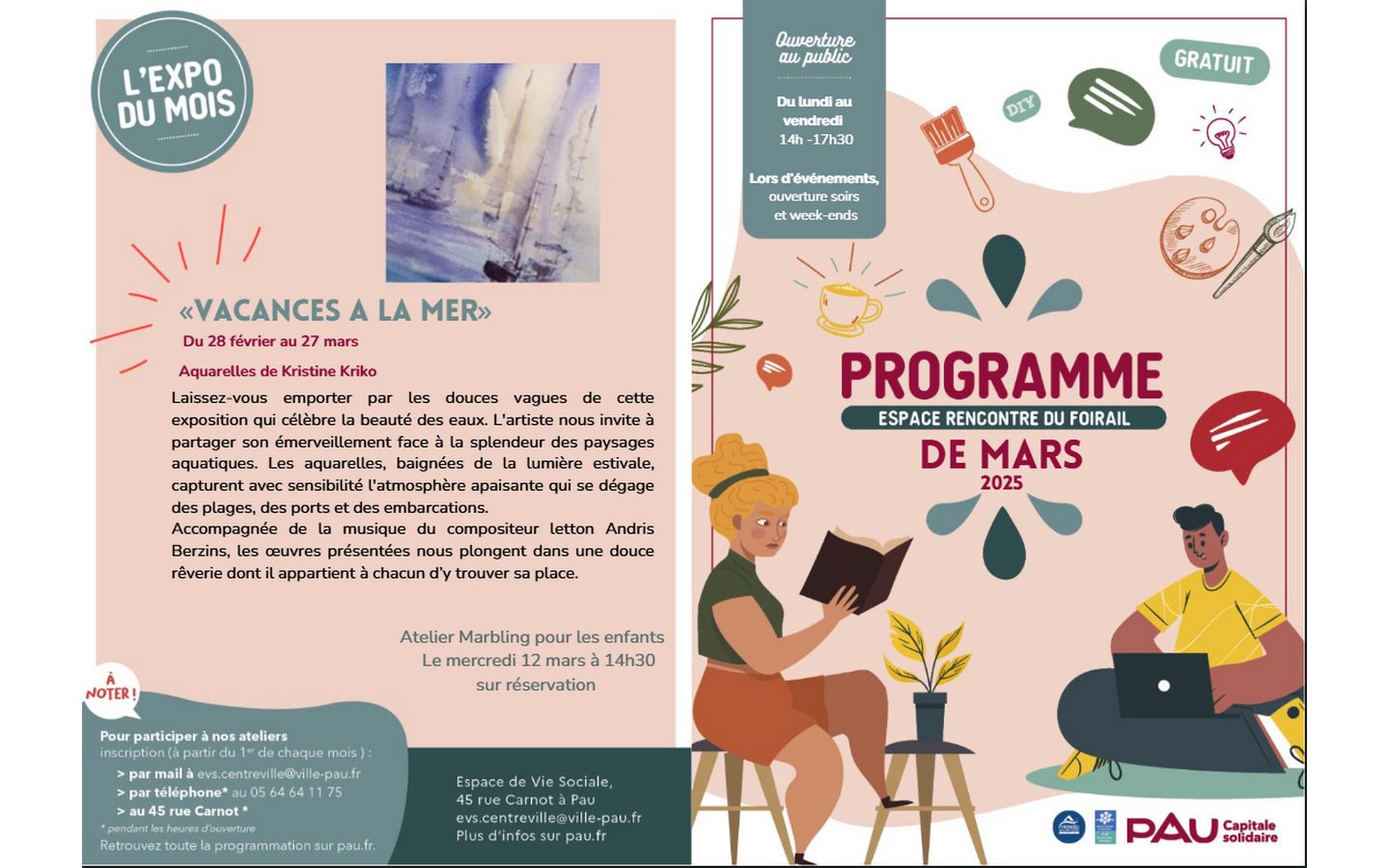 Programme de l'Espace de rencontre du Foirail